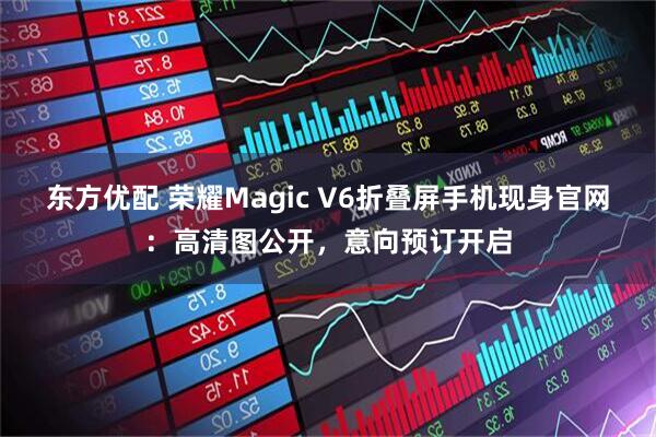 东方优配 荣耀Magic V6折叠屏手机现身官网：高清图公开，意向预订开启